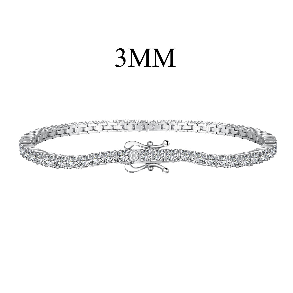 [ROYAL]Dainty Charming Round Cut Tennis Bracelet