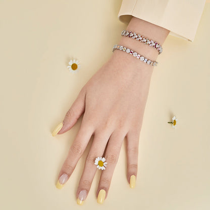 [ROYAL]Dainty Exquisite Flower Shape Daily Bracelet