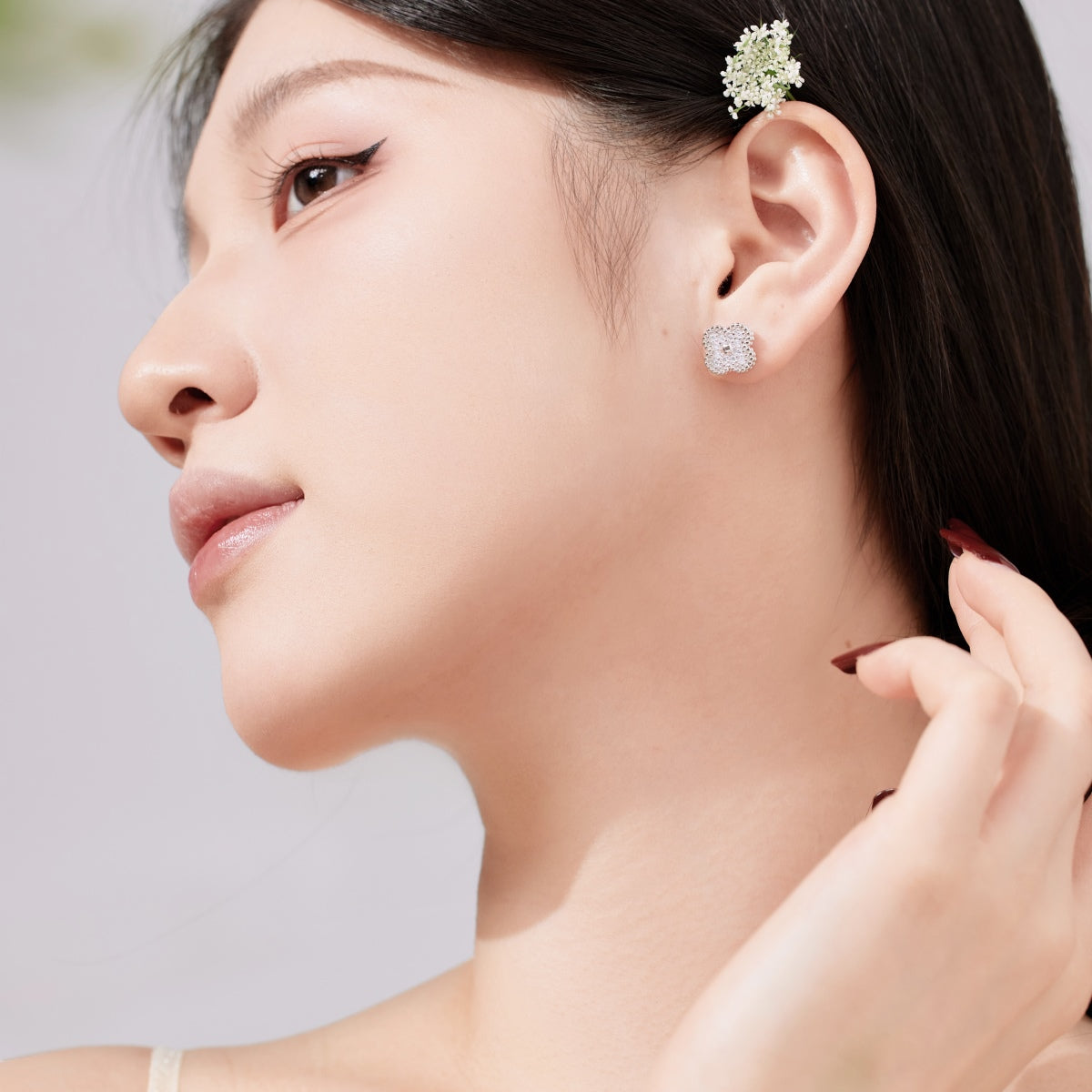 [ROYAL]Four Leaf Clover Fashion Earrings