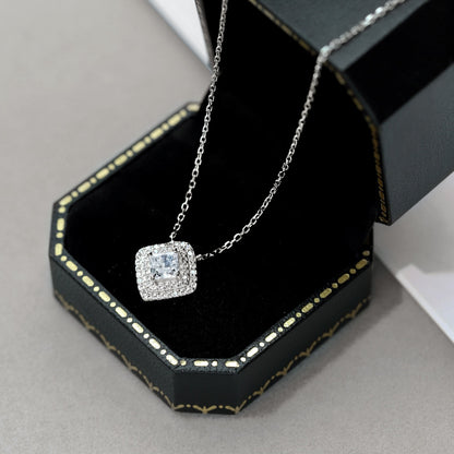 [ROYAL]Sparkling Asscher Cut Necklace