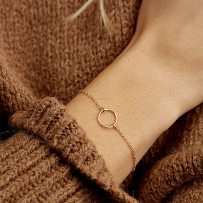 [Royal&Vicky]Dalia Gold-Creolenarmband