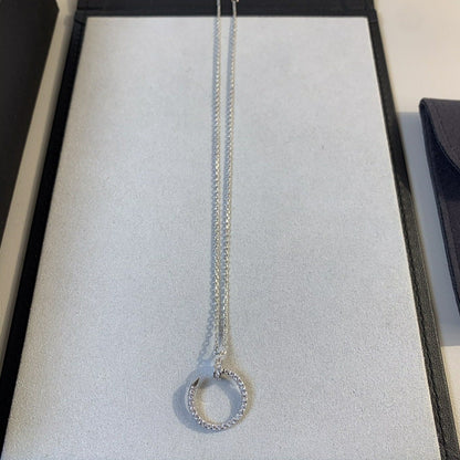 [ROYAL]JUSTE NECKLACE SILVER DIAMONDS