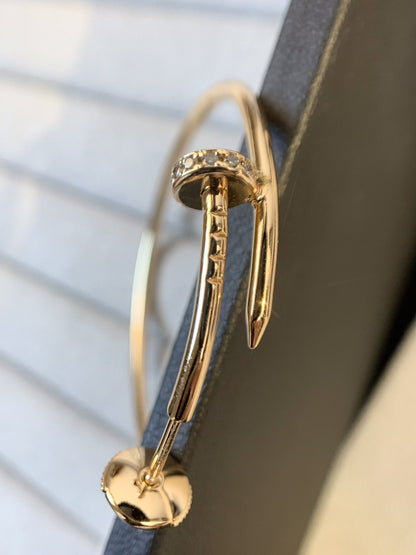 [LUXE]JUSTE OHRRINGE GOLD DIAMANTEN 1,8MM 