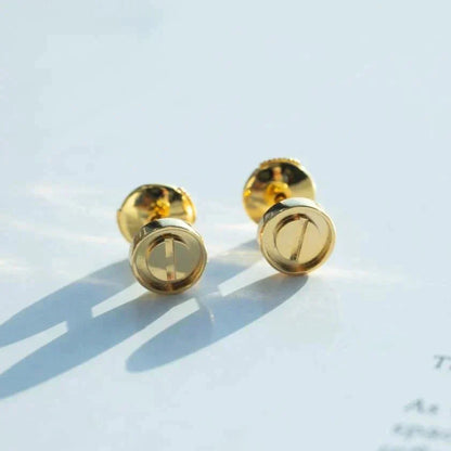 [ROYAL]LOVE EARRINGS GOLD 10MM