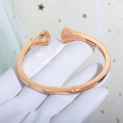 [ROYAL]DREAM BRACELET OPEN PINK GOLD MOP DIAMOND