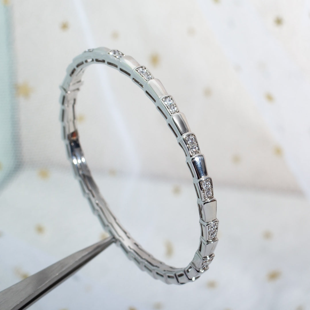 [LUXE]SERPENTI ARMBAND SILBER DIAMANT