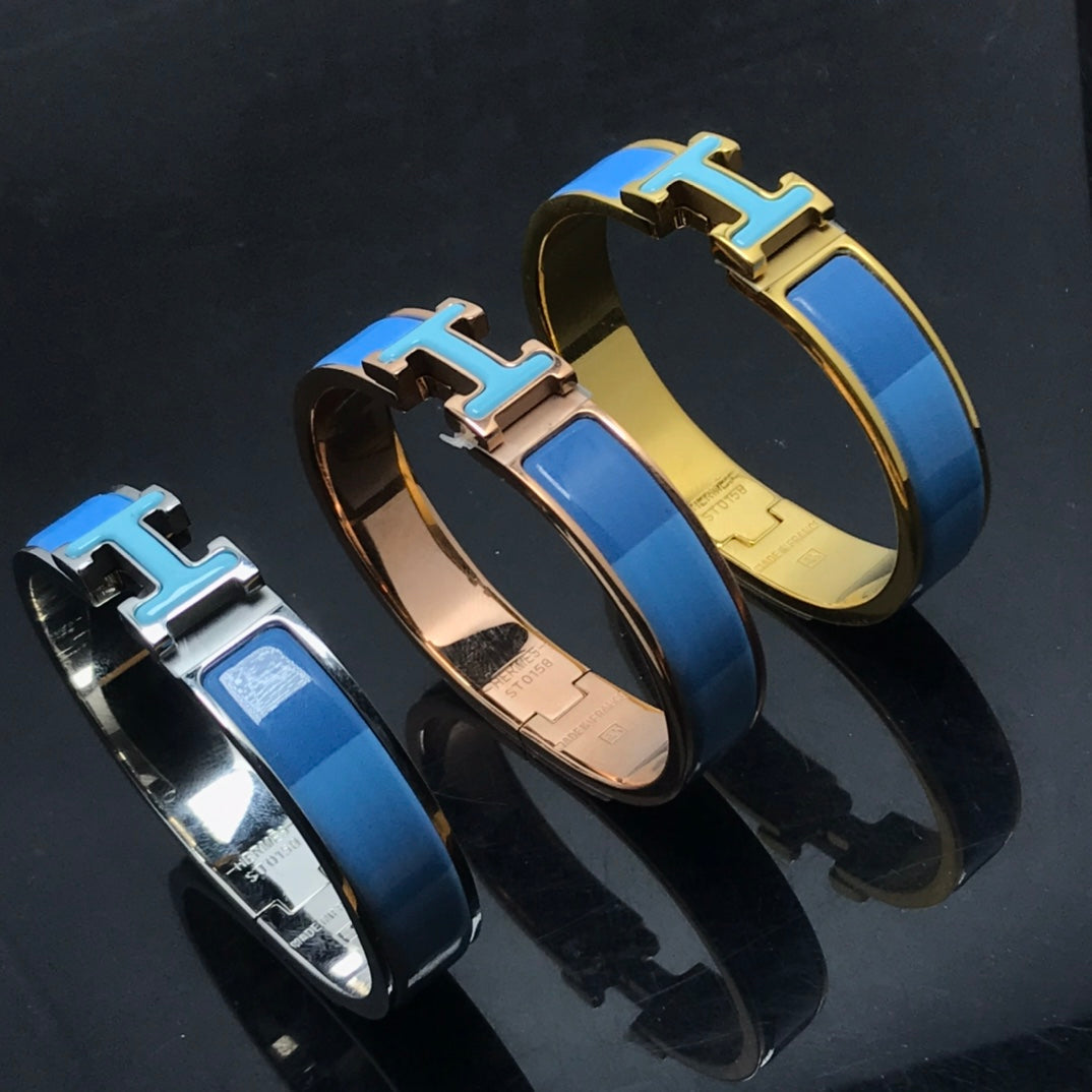 [ROYAL]H BRACELET BLUE RAINBOW CERAMIC