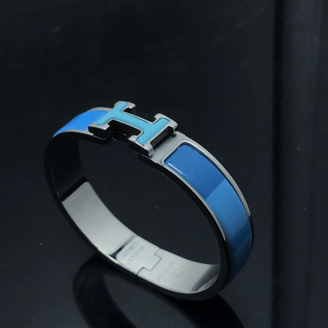 [ROYAL]H BRACELET BLUE RAINBOW CERAMIC