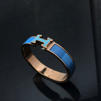 [ROYAL]H BRACELET BLUE RAINBOW CERAMIC