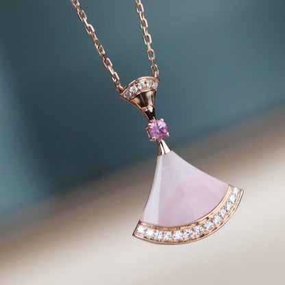 [ROYAL]DREAM NECKLACE PINK MOP DIAMOND