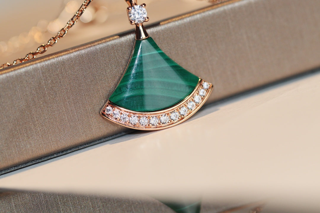 [ROYAL]DREAM NECKLACE MALACHITE DIAMOND