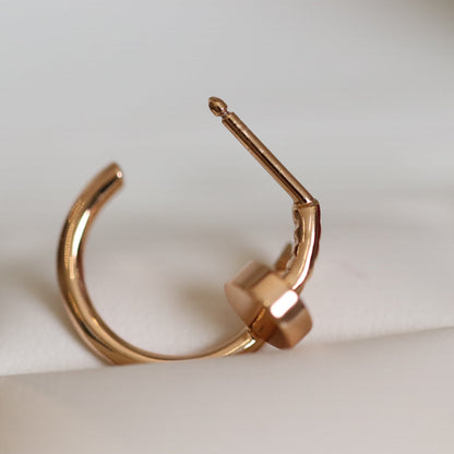 [ROYAL]JUSTE EARRINGS PINK GOLD