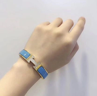 [ROYAL]H CLOUD BLUE BRACELET GOLD DIAMOND