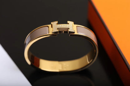 [ROYAL]H BRACELET GOLD DIAMOND