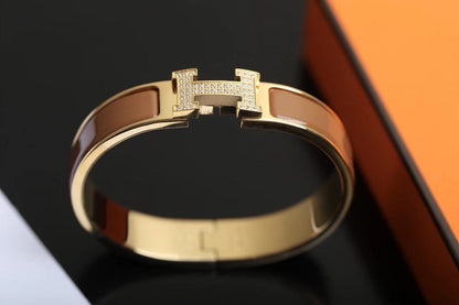 [ROYAL]H BRACELET GOLD DIAMOND