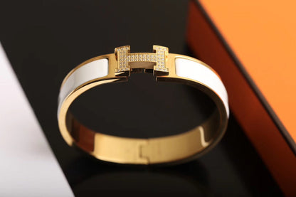 [ROYAL]H BRACELET GOLD DIAMOND