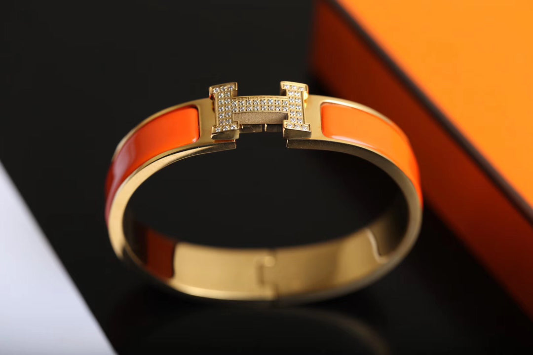 [ROYAL]H BRACELET GOLD DIAMOND