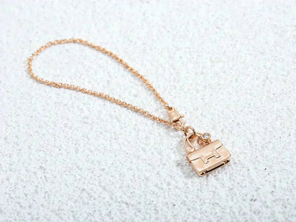 [ROYAL]AMULETTE PEDANT ROSE GOLD NECKLACE