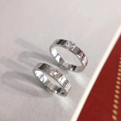 [ROYAL]LOVE RING 3.6MM 1 BIG DIAMOND