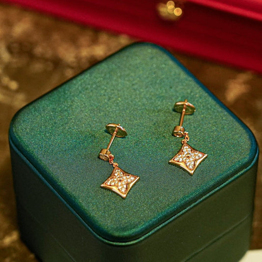 [ROYAL]STAR DIAMONDS EARRINGS GOLD