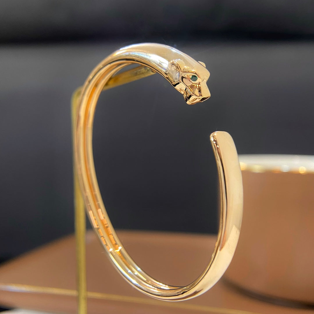 [ROYAL]PANTHERE GOLD OPEN BRACELET