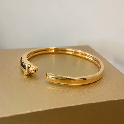 [ROYAL]PANTHERE GOLD OPEN BRACELET