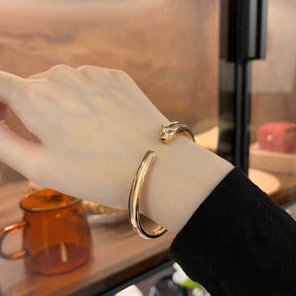 [ROYAL]PANTHERE GOLD OPEN BRACELET