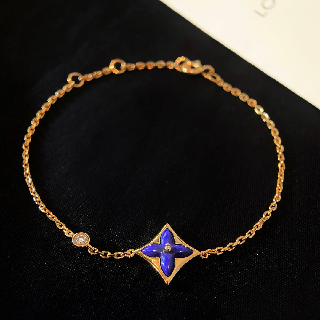 [LUXE]COLOR STAR ROSGOLD DIAMANTARMBAND