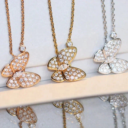 [ROYAL]BUTTERFLY DIAMOND NECKLACE