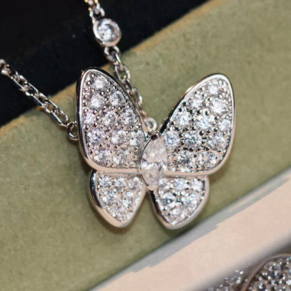 [ROYAL]BUTTERFLY DIAMOND NECKLACE