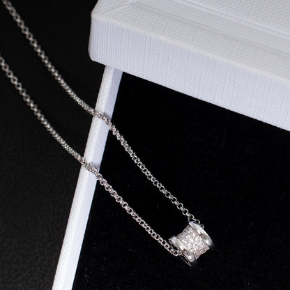 [ROYAL]ZERO 1 SILVER DIAMOND NECKLACE