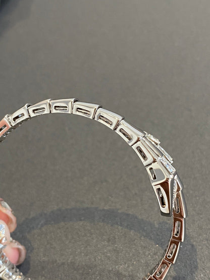 [LUXE]SERPENTI ARMBAND DIAMANTEN SILBER