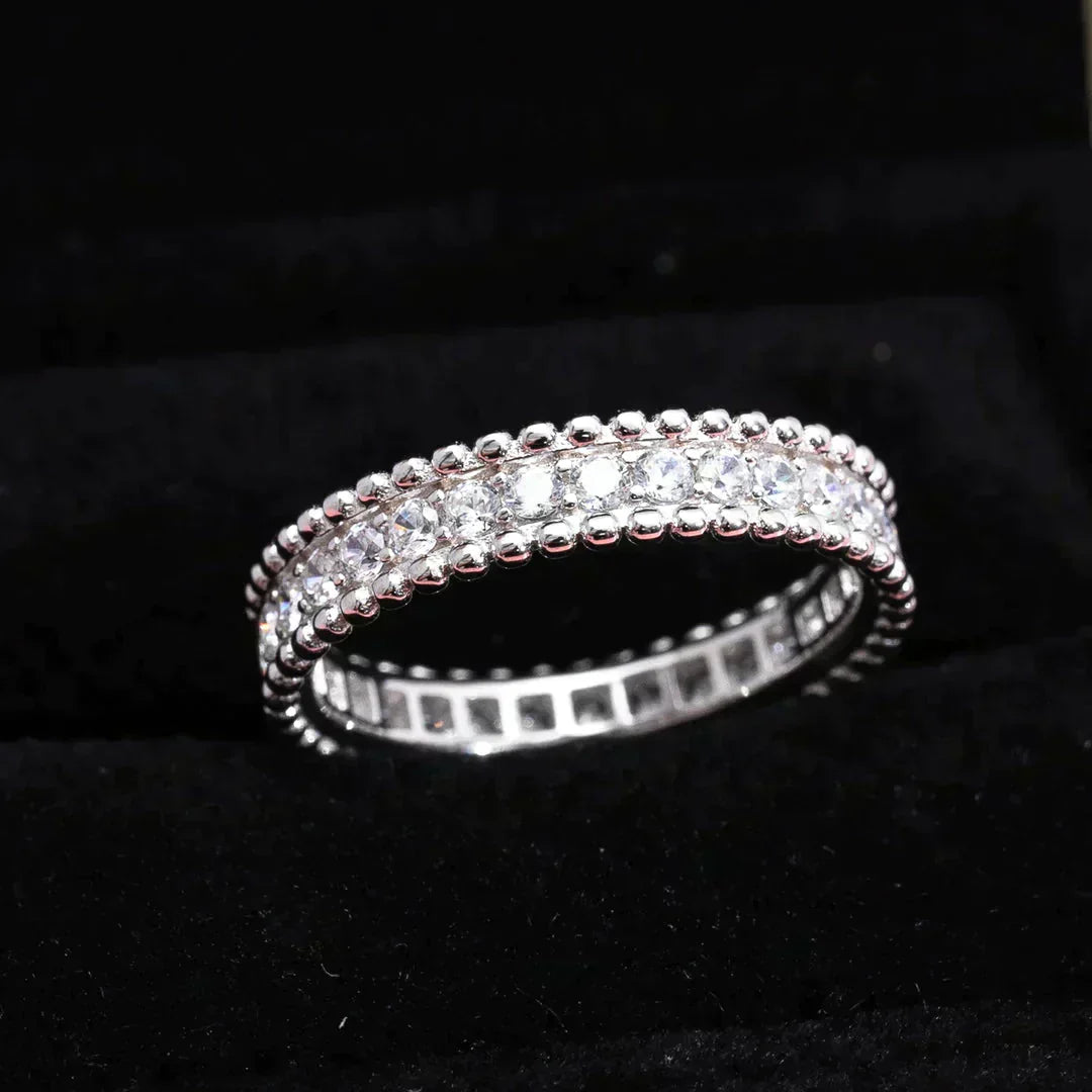 [ROYAL]PERLEE DIAMOND SILVER RING