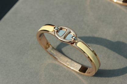 [ROYAL]CLIC CHAINE PINK GOLD BRACELET