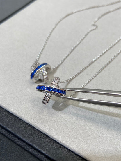 [ROYAL]LIENS DIAMOND SILVER NECKLACE