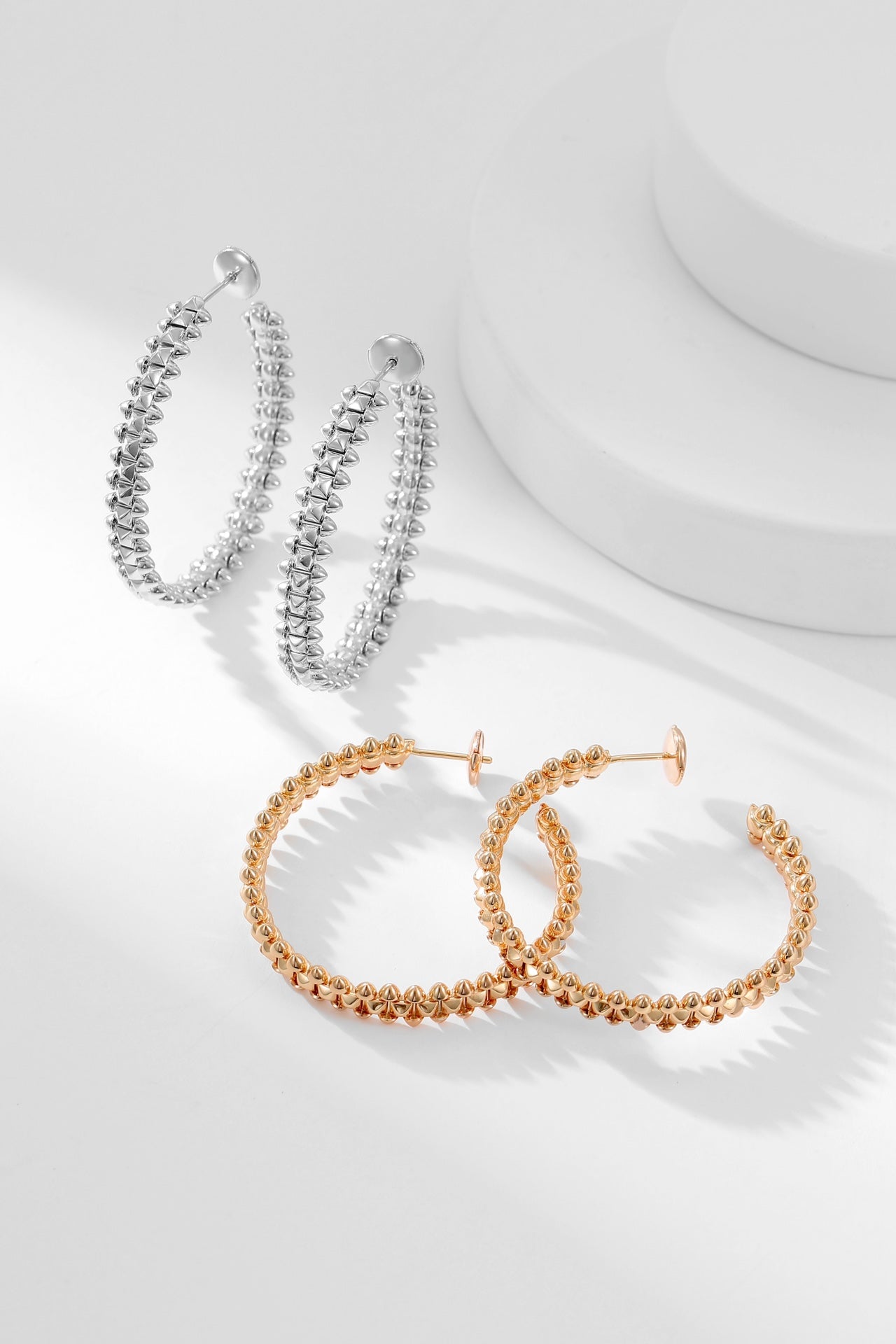 [ROYAL]CLASH HOOP EARRINGS