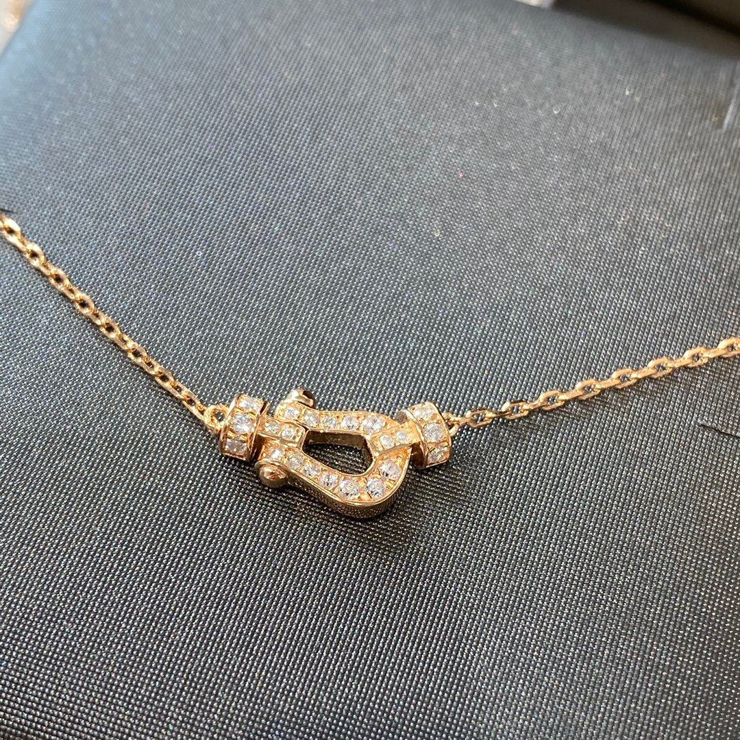 [ROYAL]FORCE 10 DIAMOND PINK GOLD NECKLACE MINI MODEL