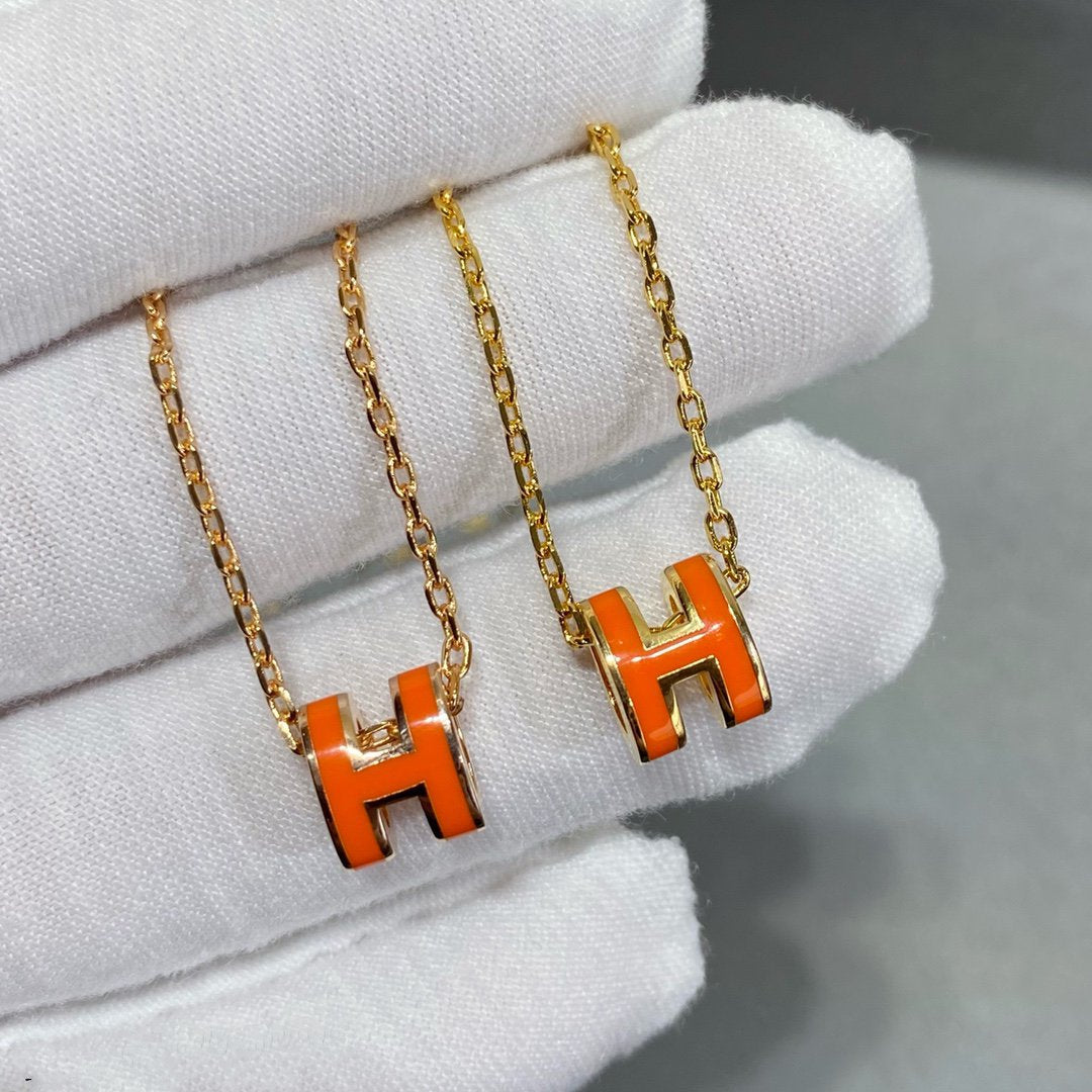 [ROYAL]MINI POP H NECKLACE