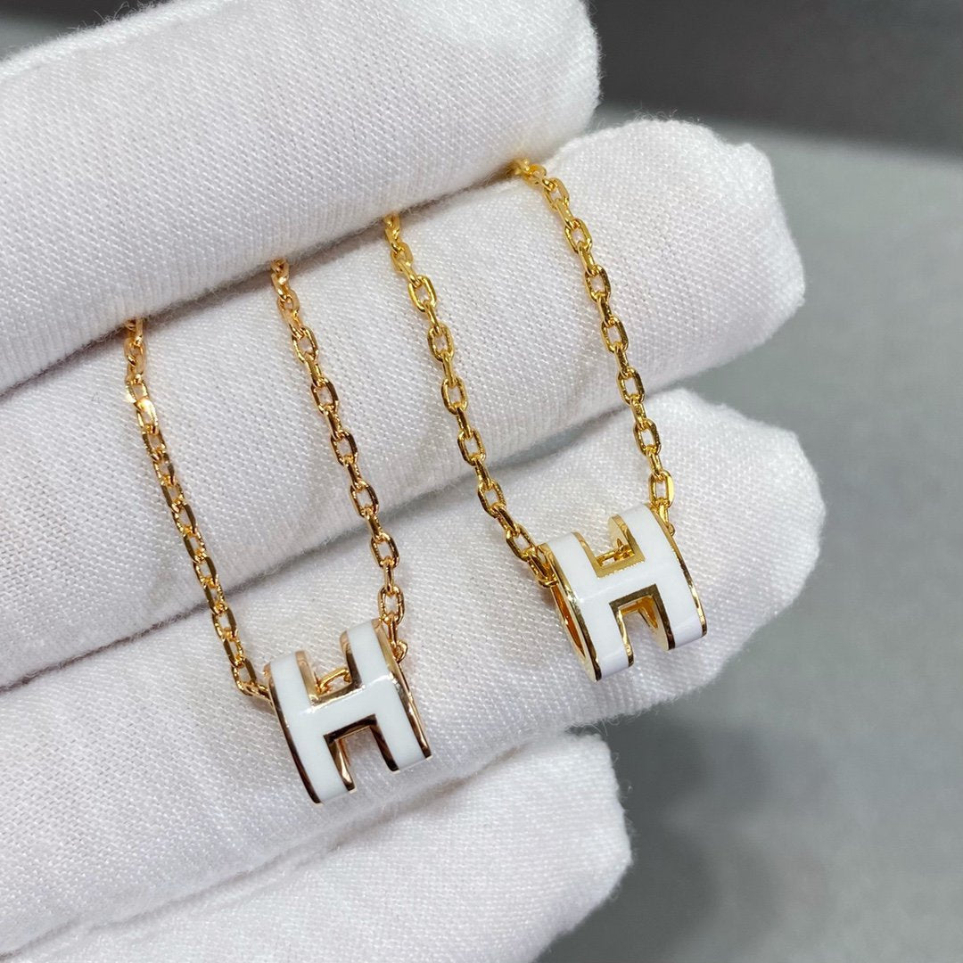 [ROYAL]MINI POP H NECKLACE