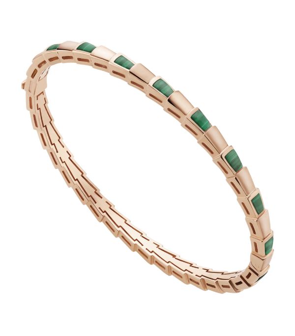 [ROYAL]SERPENTI BRACELET PINK GOLD MALACHITE