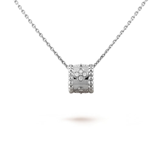 [ROYAL]PERLEE PEDANT SIVLER DIAMOND NECKLACE