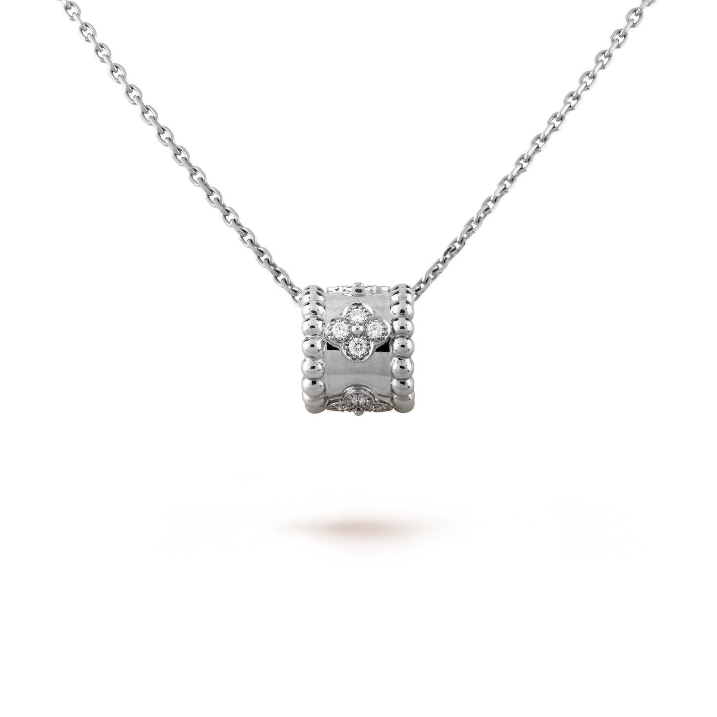 [ROYAL]PERLEE PEDANT SIVLER DIAMOND NECKLACE