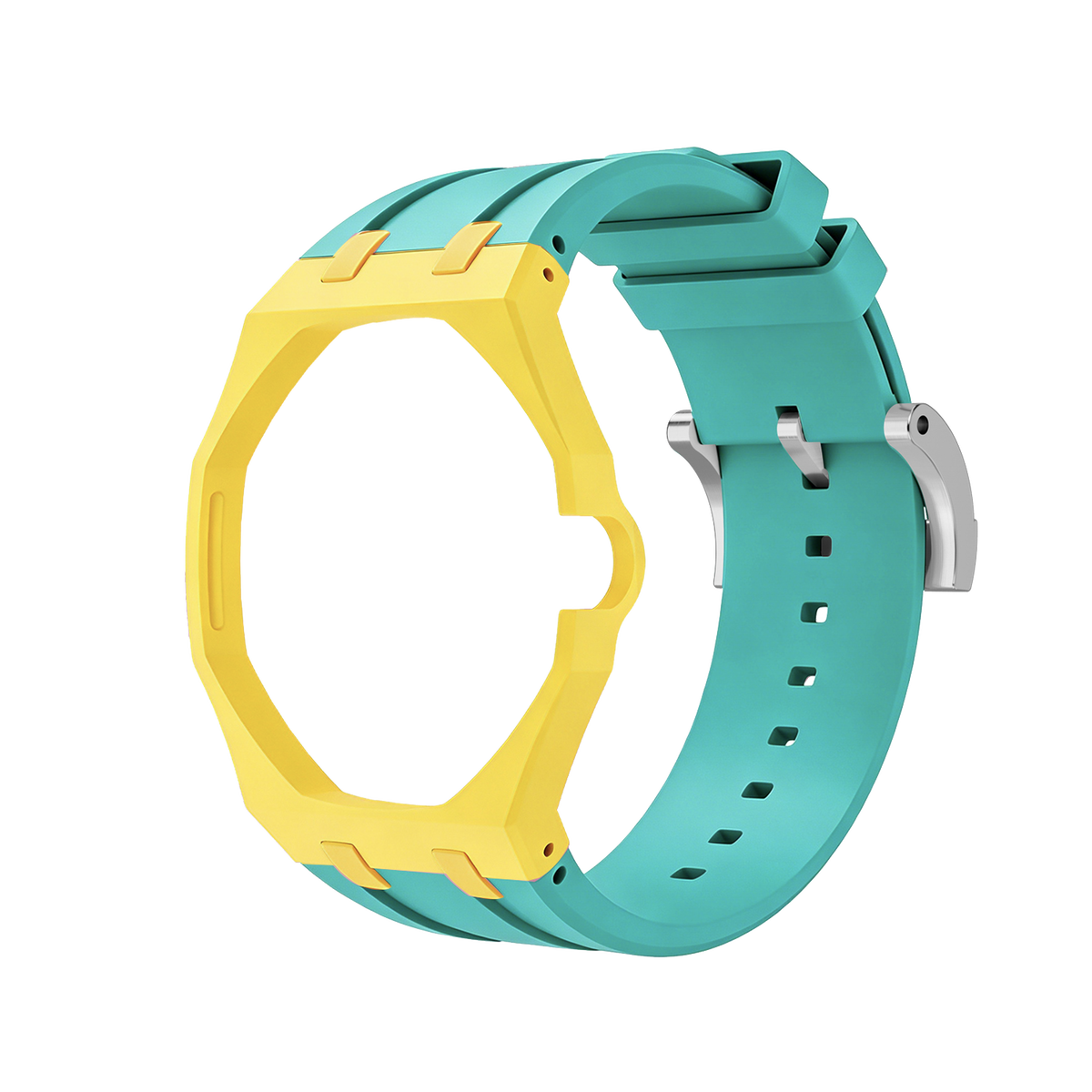 Royal&Vicky Strap Exclusive Bioceramic Case & Silicone Strap Mix Color