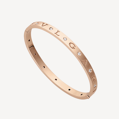 [ROYAL]ZERO 1 PINK GOLD 12 DIAMONDS BRACELET