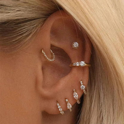 [Royal&Vicky]Mariah Mini-Diamant-Creolen