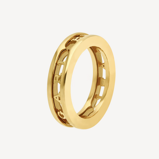 [ROYAL]ZERO 1 ONE-BAND WITH OPENWORK LOGO SPIRAL RING