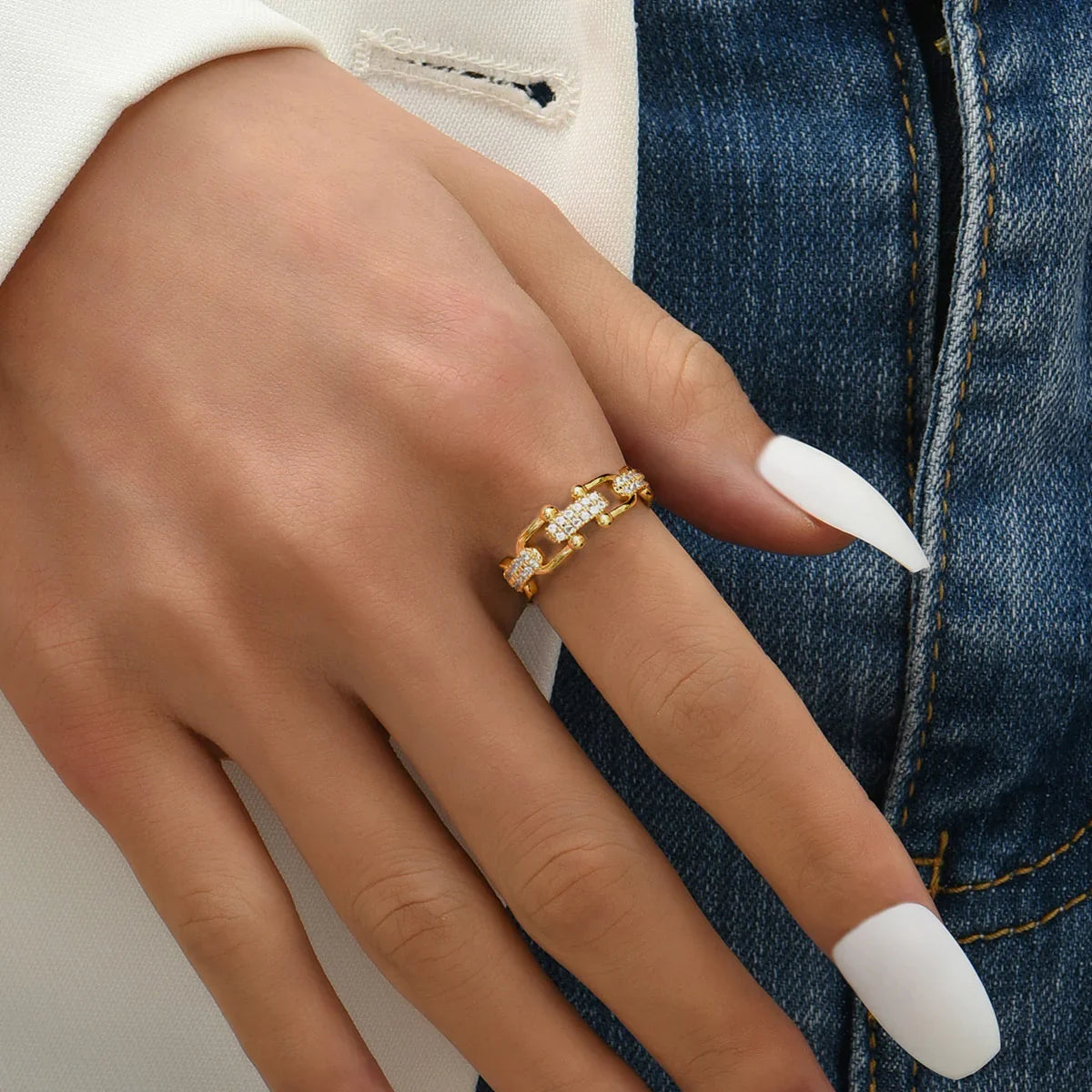[Royal&Vicky]Chloe Gold Ring