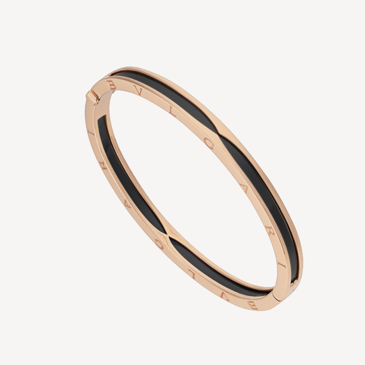 [ROYAL]ZERO 1 PINK GOLD WITH BLACK CERAMIC BRACELET