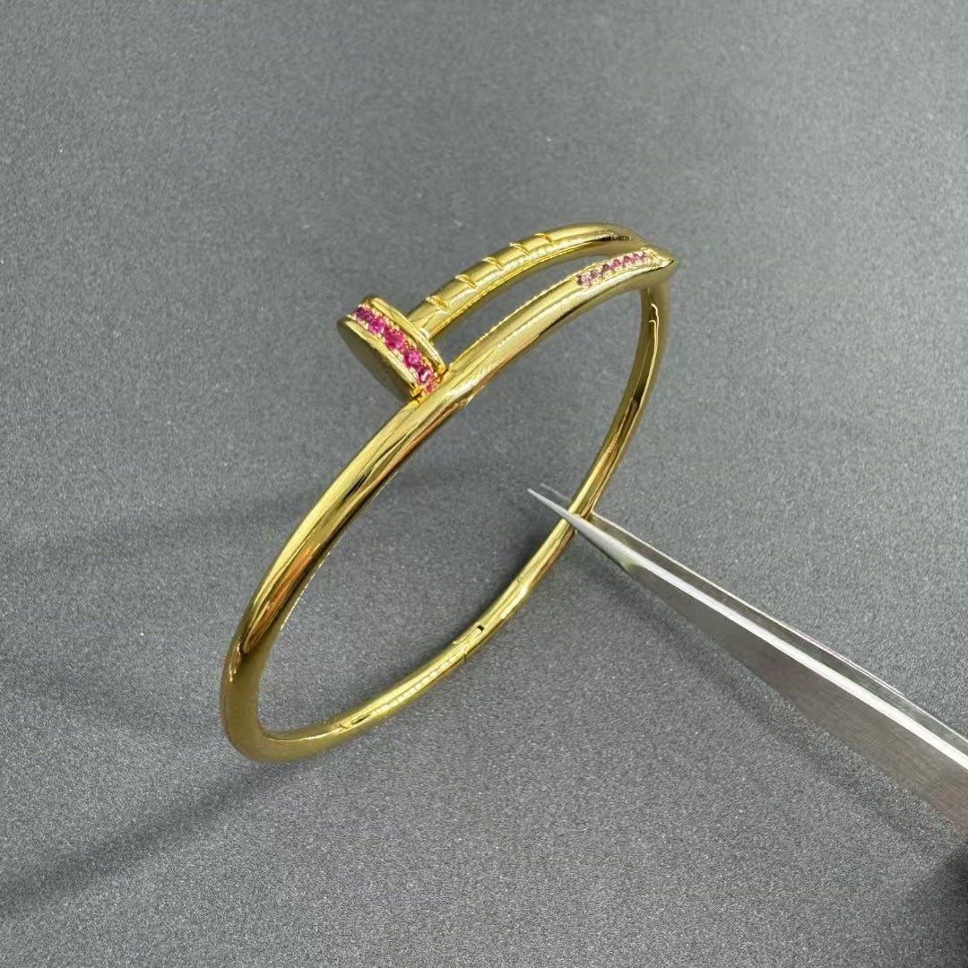 [Royal&Vicky]JUSTE BRACELET 2.5MM DIAMONDS NEW