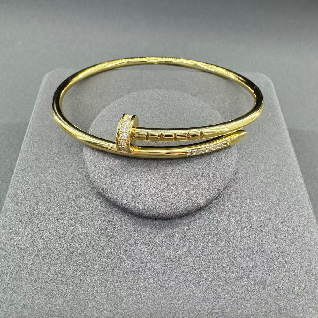 [Royal&Vicky]JUSTE BRACELET 2.5MM DIAMONDS NEW